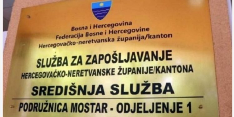 Služba za zapošljavanje HNK: 31.532 nezaposlenih
