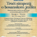 Treći simpozij o bosanskom jeziku 20. i 21. maja 2021. godine