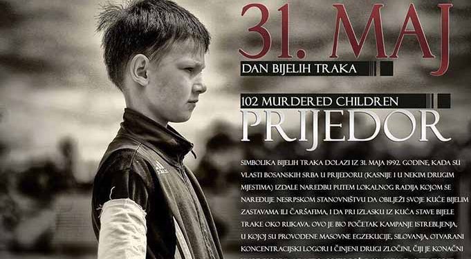Dan bijelih traka: Prije 29 godina je počelo stradanje nesrpskog stanovništva u Prijedoru