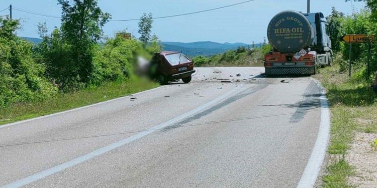 Teška nesreća na magistralnoj cesti Mostar-Stolac: Jedna osoba poginula