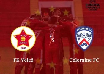 Sjevernoirski Coleraine protivnik Veležu u UEFA Konferencijskoj ligi