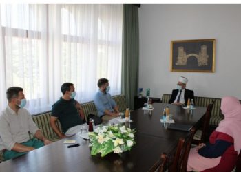 Delegacija Regionalnog društva BZK “Preporod” Hercegovina u posjeti Muftijstvu mostarskom