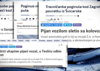 Saobraćajne nesreće pune novinske članke u BiH