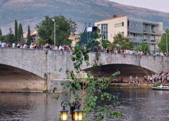 Trebinje: Najbolji skokovi sa Kamenog mosta do sada
