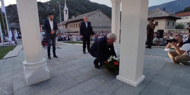 Šefik Džaferović: Otvaranje Centralnog spomen-obilježja šehidima i poginulim borcima opštine Stolac