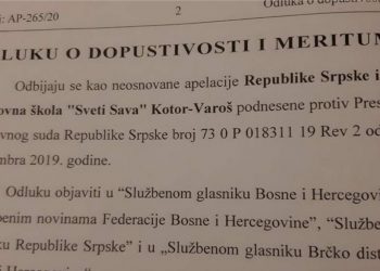 Presuđeno: Djeca u Vrbanjcima imaju pravo na nacionalnu grupu predmeta