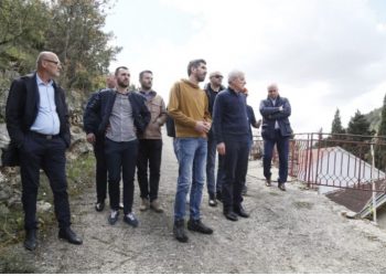 Džaferović i Komšić u Stocu: Obišli kuću porodice Sefo