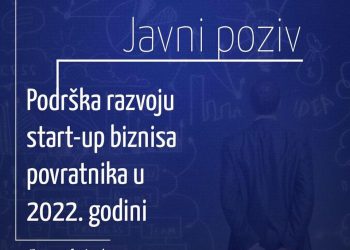 Javni poziv za učešće u programu podrške projektima održivog povratka – Podrška razvoju start-up (početnog biznisa) povratnika u 2022. godini