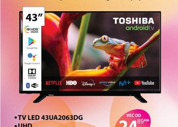 BH Telecom / Toshiba TV Led 43UA2063DG – već od 24,89KM /24 mjeseca!