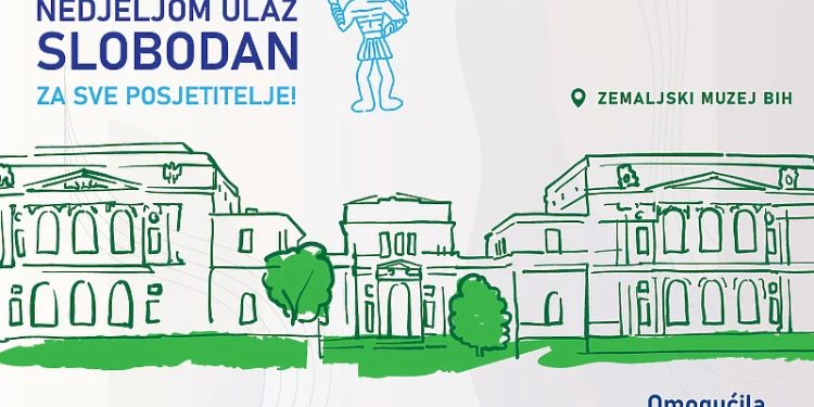 Svake nedjelje slobodan ulaz posjetiteljima Zemaljskog muzeja BiH