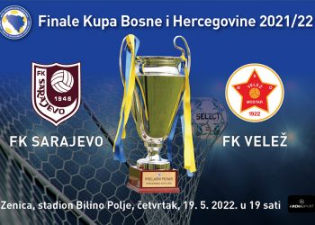 Sarajevo i Velež večeras u Zenici igraju finale Kupa