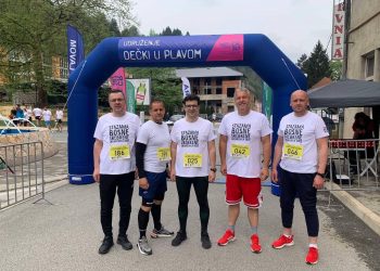 Dio ekipe Stolačkog cenera nastupao u utrci na 10 kilometara Stazama Bosne srebrene
