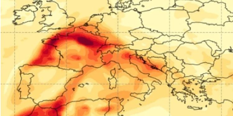 Na područje Balkana stiže veliki oblak saharske prašine