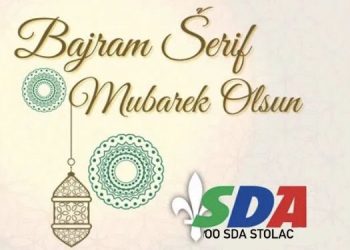 OO SDA Stolac: Bajramska čestitka