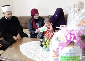 Podrška natalitetu: Reisul-ulema darovao osmo dijete porodice Gerin