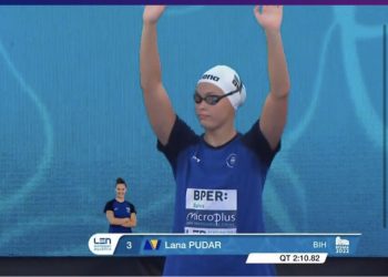 Lana Pudar u finalu utrke na 200 metara leptir