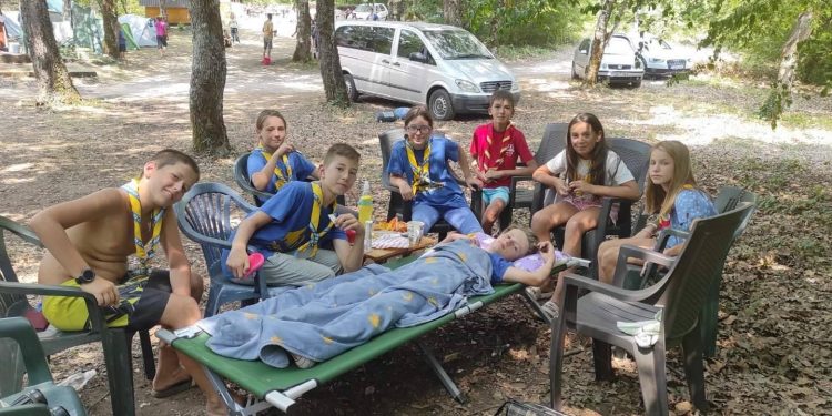 Odred izviđača Bregava Stolac: Logorovanje na Boračkom jezeru
