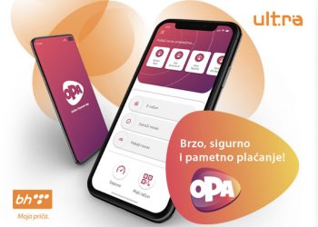 Plaćaj na klik račune BH Telecoma i dopuni Ultra broj uz OPA aplikaciju