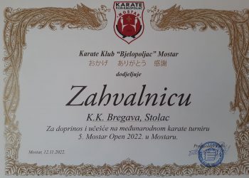Karate klub Bregava nastupio na 5. Mostar Open turniru