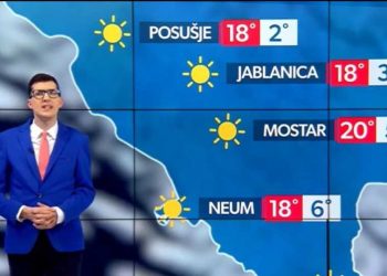 Nedim Sladić najavio rekordno visoke temperature 1. januara 2023.