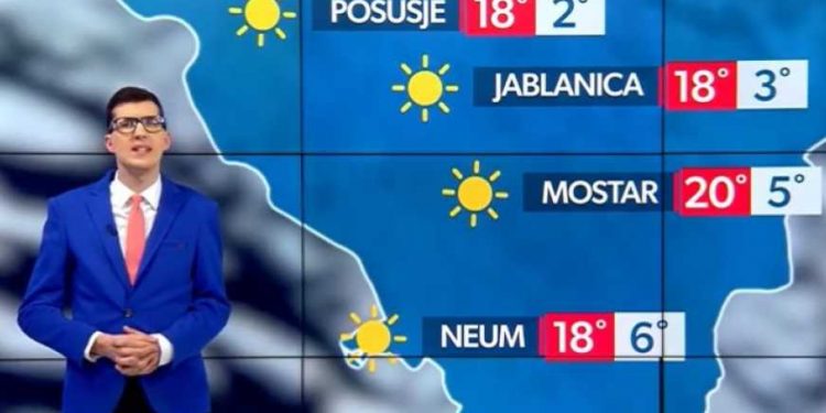 Nedim Sladić najavio rekordno visoke temperature 1. januara 2023.