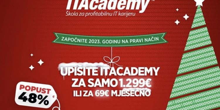 Upišite ITAcademy po najnižoj cijeni i promijenite život u 2023. godini
