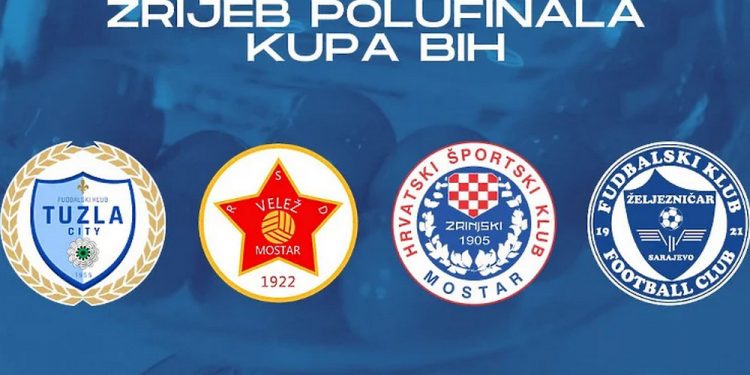 Izvučeni parovi polufinala Kupa BiH, Željezničar protiv Veleža u velikom derbiju