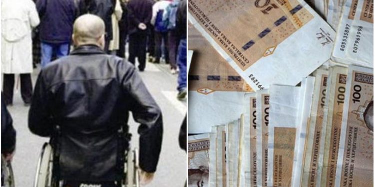 Povećanje aprilskih civilnih invalidnina za 70 posto stupilo na snagu, prva isplata u maju