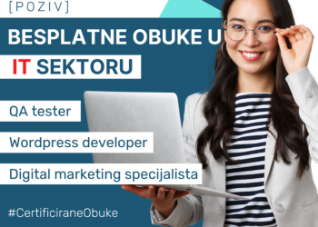 Javni poziv za učešće u programu besplatne obuke u IT sektoru