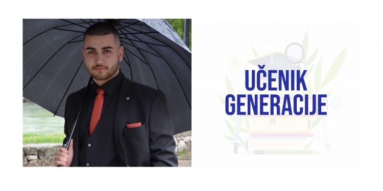 Srednja škola Stolac: Madžid Zaklan učenik generacije 2019-2023