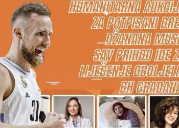 Na aukciji dres Džanana Muse, prihod ide u humanitarne svrhe za liječenje oboljelih bh. građana