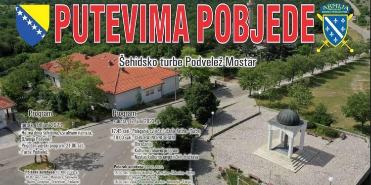 “Putevima pobjede Armije Republike BiH 2023.”: Večeras dova šehidima