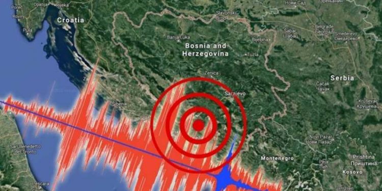 Dva zemljotresa pogodila Hercegovinu, oba magnitude iznad tri stepena