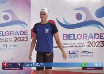 Lana Pudar ponovo juniorska prvakinja Evrope u disciplini 100 metara delfin
