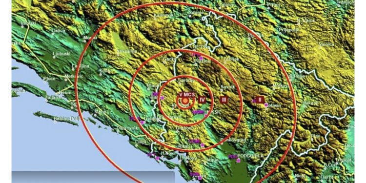 Snažan zemljotres pogodio Crnu Goru, osjetio se i u BiH