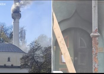 Požar zahvatio džamiju u Gradačcu, vatra uništila dio nacionalnog spomenika BiH