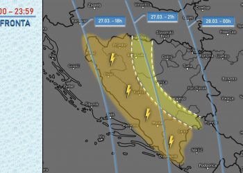 Vremenska prognoza do kraja sedmice