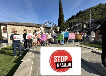 U Stocu održana protesna šetnja zbog napada na četvoricu Bošnjaka