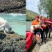 Zahvaljujući hrabrim ljudima spašen preplašen i izgladnjeli pas sa stijena na Neretvi