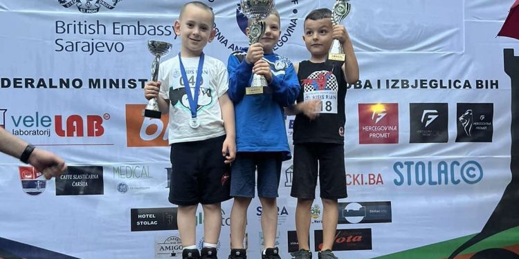 Stolaฤki cener: Rezultati 3. KIDS RUN STOLAC- djeฤaci