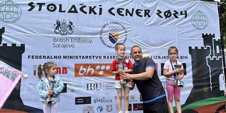 Stolački cener: Rezultati 3. KIDS RUN STOLAC – djevojčice
