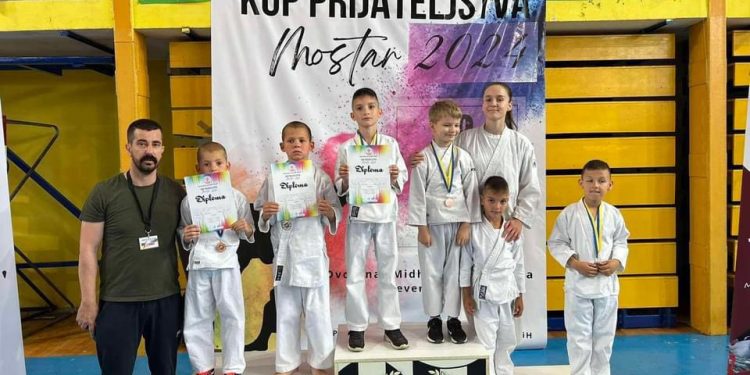 Karate klub Bregava Stolac učesnici dva turnira Slavija open i Kup prijateljstva Mostar 2024.