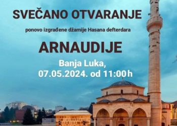 Mreža mladih Medžlisa IZ Stolac organizuje odlazak na svečano otvaranje Arnaudija džamije u Banja Luci