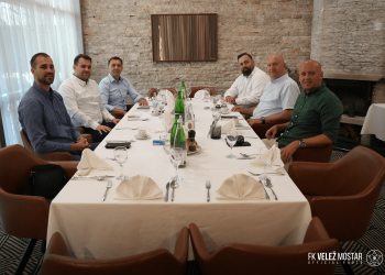 PRIJATELJSKI RADNI RUČAK PREDSTAVNIKA FK VELEŽ I FK ŽELJEZNIČAR