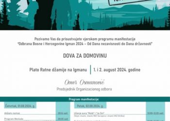 JOB Stolac: Prijave za odlazak na manifestaciju “Odbrana Bosne i Hercegovine- Igman 2024.”