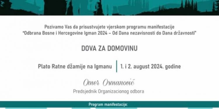 JOB Stolac: Prijave za odlazak na manifestaciju “Odbrana Bosne i Hercegovine- Igman 2024.”