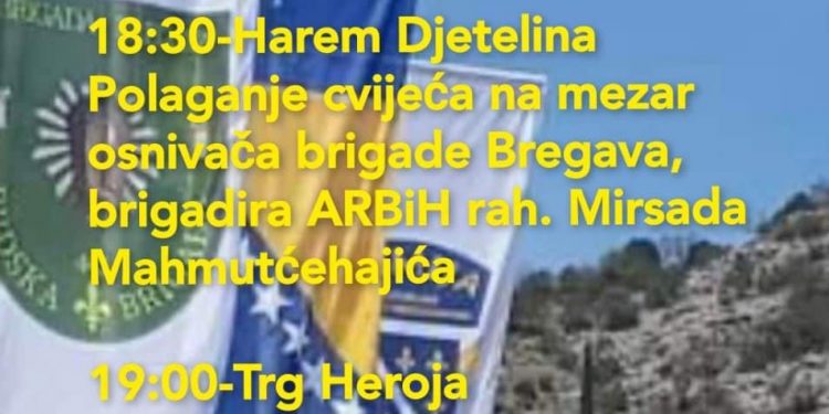 SUTRA U STOCU OBILJEŽAVANJE 32. GODIŠNJICE FORMIRANJA BRIGADE “BREGAVA-442. bbr.”