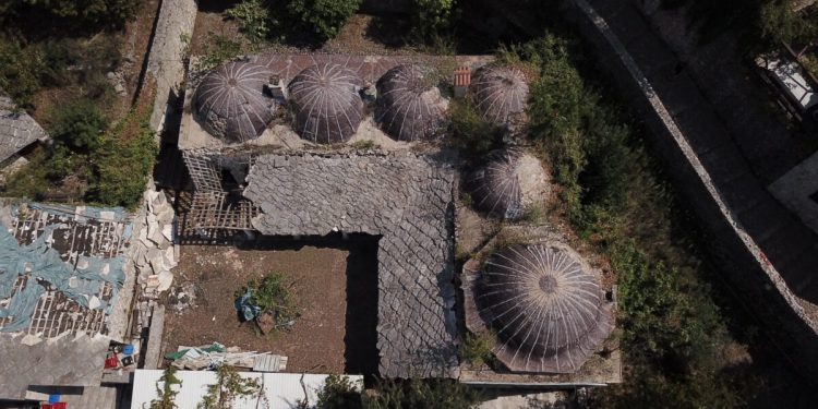 Čišćenjem avlije počeo proces rekonstrukcije i revitalizacije Medrese u Počitelju
