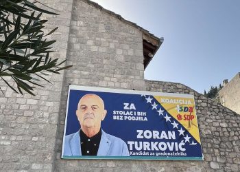 Lokalni izbori 2024 – Stolac Zoran Turković, kandidat za gradonačelnika ispred Stranke demokratske akcije i Socijal demokratske partije