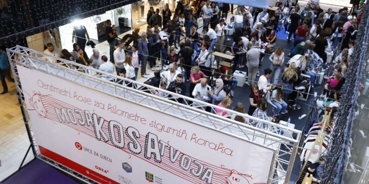 Akcija ‘Moja kosa, tvoja kosa’: Za djecu oboljelu od raka, svoju kosu doniralo je 145 dječaka i djevojčica
